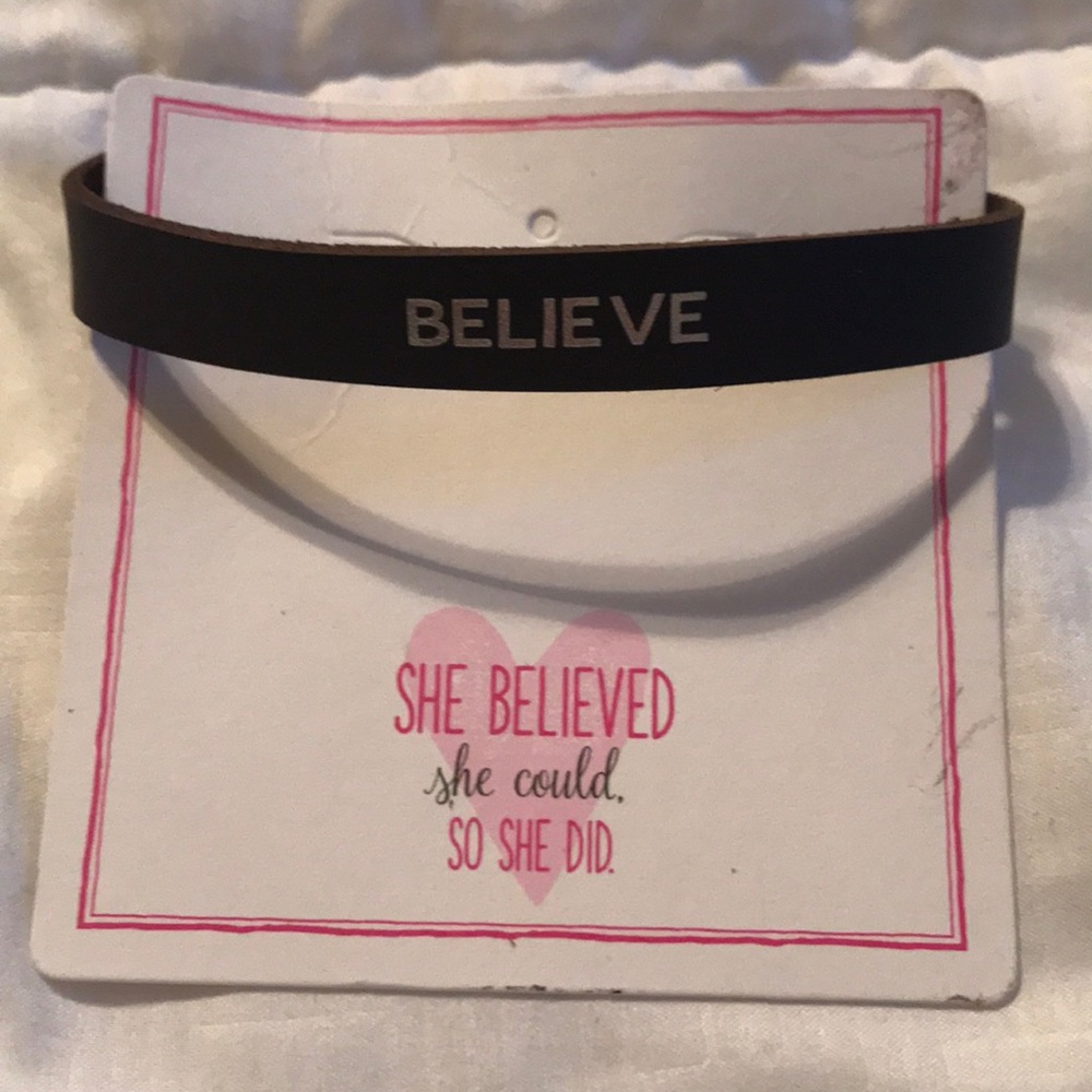 Thirty One “Believe” bracelet. NWOT. Never worn.